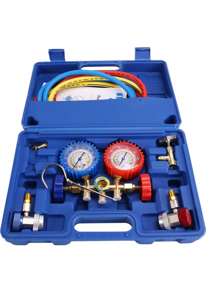 Ac Gösterler R134A R12 R22 R502 3 Yolu Otomotiv Ac Gösterge Antishock Göstergeleri Hortumlar Bağlayıcılar Adaptör Deliren Musluk Freon Kiti (Yurt Dışından) fiyatları