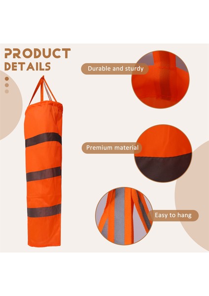 2pcs 30 Inç Rüzgar Rüzgar Yönü Ölçüm Çorap Çanta Dışarıda Yansıtıcı Kemer Havaalanı Çiftliği ve Parkı (Yurt Dışından) indirimleri