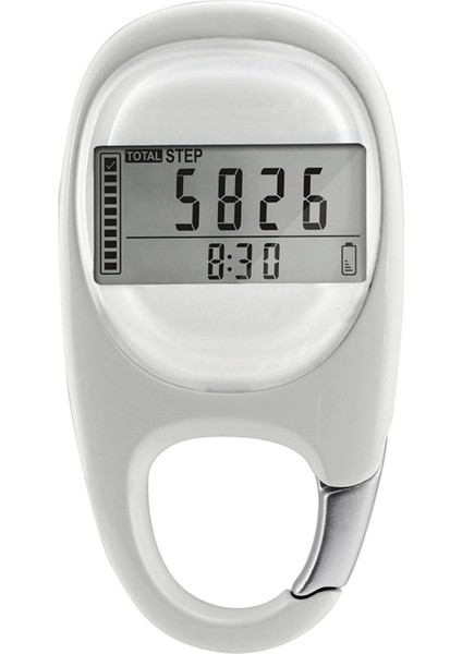 Çok Fonksiyonlu 3D Indüksiyon Pedometre Adımı Sayma Doğru Taşınabilir Mini Fitness Yürüyüş Basamakları Sayımı (Yurt Dışından)