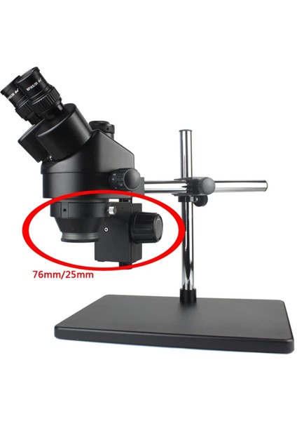 Stereo Mikroskop Kafa Tutucu Odak Ayar Kolu Mikroskop Yüzük Arbor Stand Braket Çapı 76MM 25MM Aksesuarlar (Yurt Dışından) fiyatları