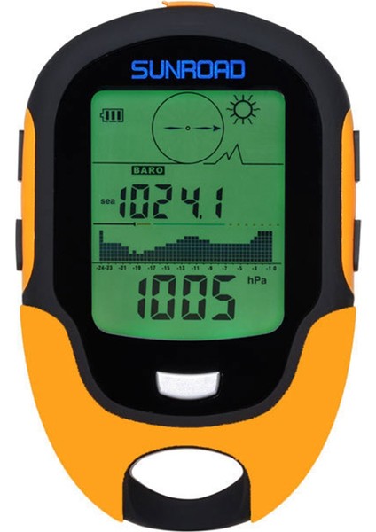 Sunroad Çok Fonksiyonlu LCD Dijital Gps Altimetre Barometre Pusula Taşınabilir Açık Kamp Yürüyüş Tırmanma Altimetre (Yurt Dışından) indirimleri