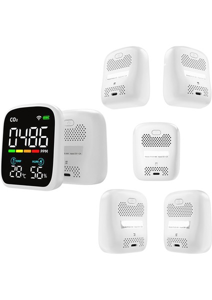 Wifi Kızılötesi Co2 Monitör Karbon Dioksit Monitörü Ndır Sensör Hava Kalitesi Monitörü Karbon Dioksit Dedektörü (Yurt Dışından) fiyatları