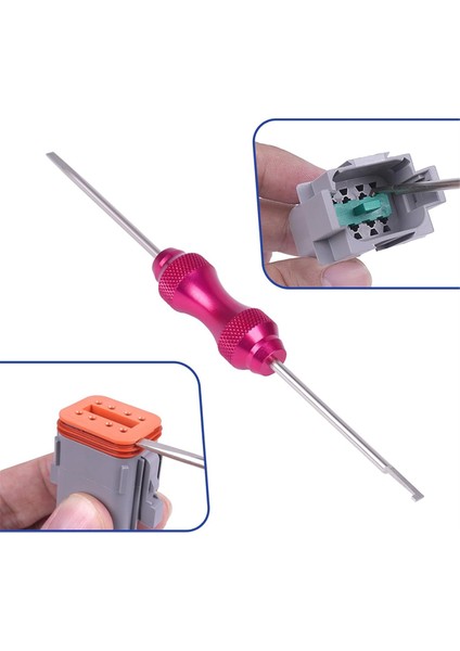 Deutsch Kapalı Fıçısı Crimper Için, Katı Namlu Kontak ve Dairesel Konektör Kontaktları Sıkışma Aracı (Awg 14-20) 4 Yol (Yurt Dışından) fiyatları