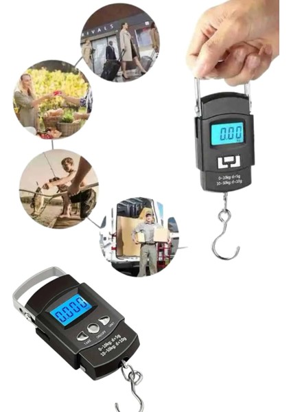 Profesyonel El Terazisi El Kantarı 50 kg Dijital Göstergeli Tartı - M275B717-N95275 indirimleri