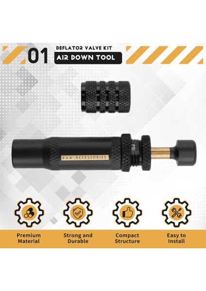 Ayarlanabilir Otomatik Döşemeli Tire-Deflator Valf Kiti (10-30 Psı) 4 Pc Vidalı Lastik Havası Aracı Araçlar Motosiklet (Yurt Dışından) fırsatları
