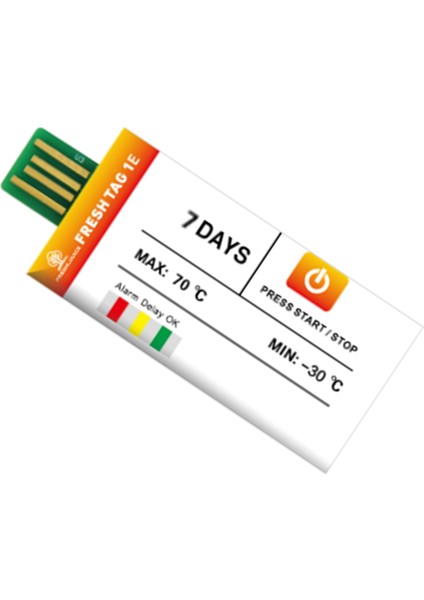 Tek Kullanımlık Sıcaklık Kaydedici Meyve Soğuk Zincir Taşıma Soğutmalı Kamyon USB Veri Kaydedici (Yurt Dışından) modelleri