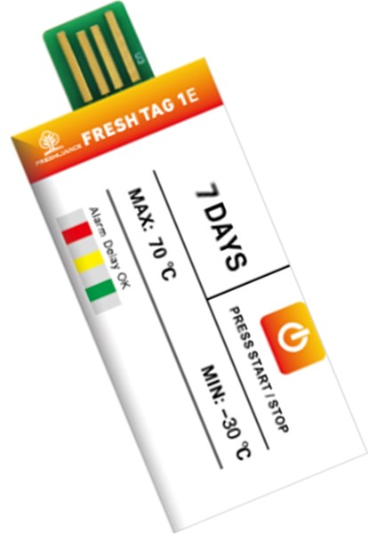 Tek Kullanımlık Sıcaklık Kaydedici Meyve Soğuk Zincir Taşıma Soğutmalı Kamyon USB Veri Kaydedici (Yurt Dışından) fırsatları