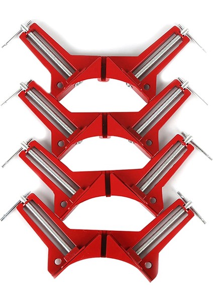 4pcs 90 Derece Dik Açı Klips, Açılı Çerçeve Köşe Kelepçesi Cam Tutucu Için Sabit Ahşap Çerçeve Kelepçesi (Yurt Dışından)