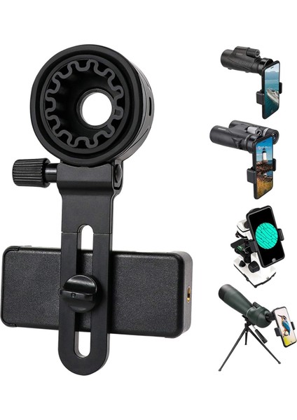 Teleskop Telefon Adaptörü, Dürbün Için Evrensel Cep Telefonu Montajı, Monoküler, Mikroskop, Akıllı Telefon Tutucu Klip (Yurt Dışından) fiyatları