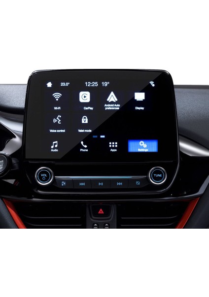 Ford Fiesta Uyumlu 8 Inç Navigasyon Temperli Cam Ekran Koruyucu fiyatları
