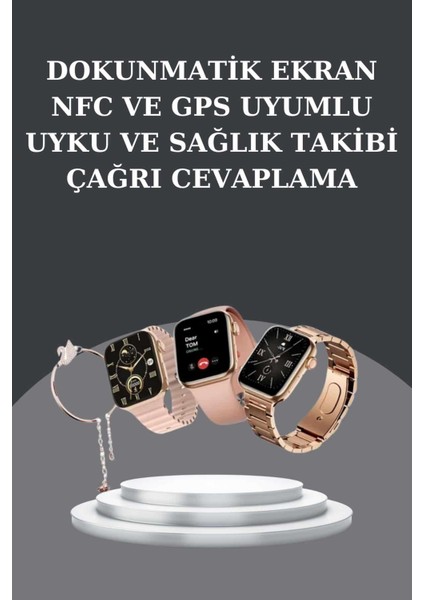 Kadınlara Özel Bileklik Hediyeli Akıllı Saat ve Dijital Göstergeli Anc Özellik - T561G095-Z97 modelleri