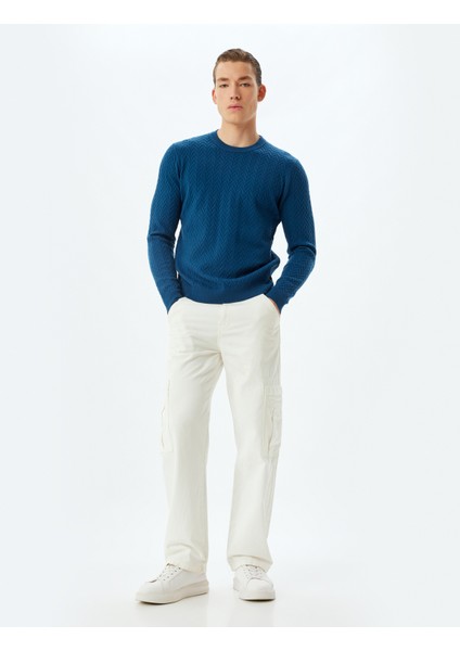 Kışlık Triko Kazak Basic Dokulu Viskon Karışımlı fiyatları