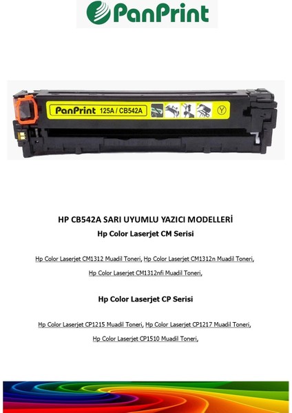 Hp Color Laserjet CP1510 Sarı Muadil Toner fiyatları