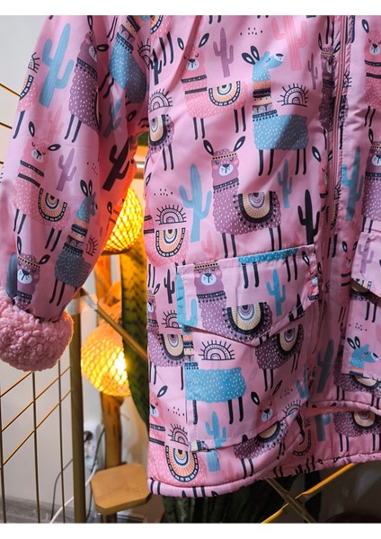 Kız Çocuk Mont Kışlık Spor Içi Mifyonlu Kapüşonlu &kaban & Parka