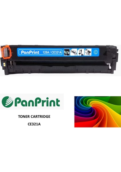 Hp Color Laserjet CM1415FNW Mavi Muadil Toner