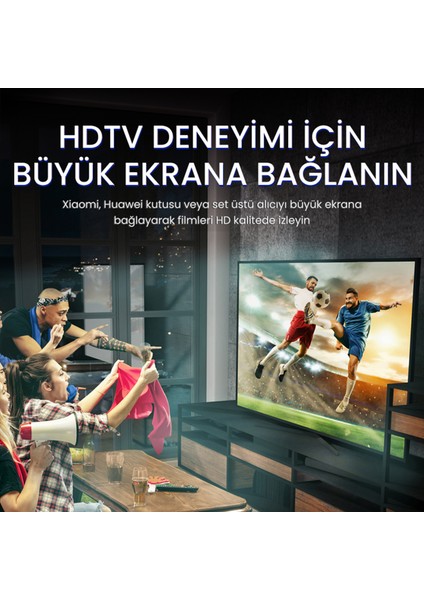 4K 60Hz 18Gbps HDR ARC HDCP HDMI 2.0 Kablo 5 Metre