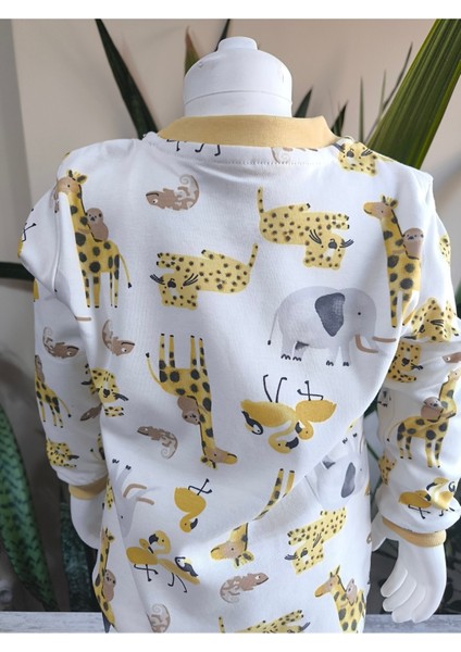 Kız-Erkek Bebek- Çocuk Pijama Takımı %100 Pamuk Uzun Kollu Yuvarlak Yaka Mevsimlik modelleri