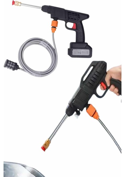 Akülü Oto Araç Yıkama Yüksek Basınçlı Araba Yıkama Makinesi Şarjlı - N132J099-M64132 modelleri