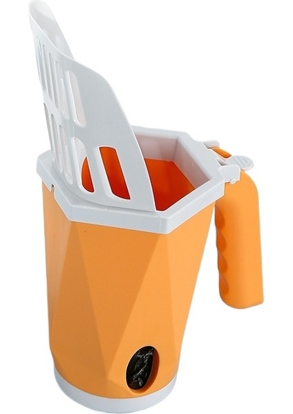 All-In-One Kedi Çöp Kürek Seti, Kedi Doku Küreği, Kedi Çöp Kutusu Altı Çıkarılabilir (Yurt Dışından)