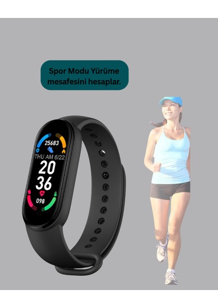 Uzun Şarjlı Spor Akıllı Saat – Adımsayar ve Nabız Ölçer Özellikli - M630B600-N76630 fiyatları