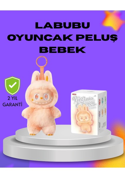 Koleksiyonluk Labubu Figür – Kaliteli Peluş Malzeme Yeni Seri - M765B870-N76765