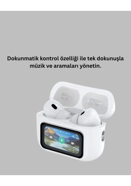 Dokunmatik Kontrollü Gürültü Önleyici Bluetooth Kulaklık Şarj Göstergeli - N966J985-M63966 indirimleri