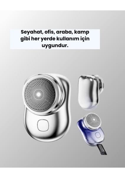 Cep Tipi Elektrikli Tıraş Makinesi – Güçlü Sessiz Su Geçirmez ve Ultra Taş? - M099R726-K67 fiyatları