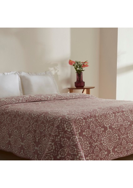 Elvira Tek Kişilik Akrilik Battaniye Mürdüm indirimleri