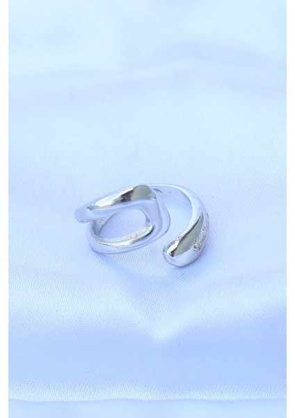 Pirinç Gümüş Renk Ayarlanabilir Yüzük - TJ-BYK3175 fiyatları