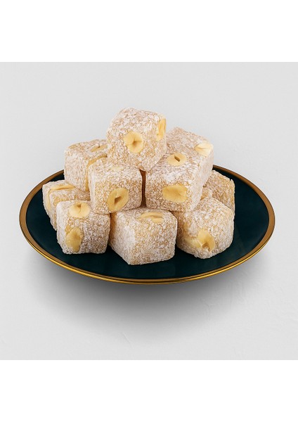 Fındıklı (1000 gr, Kare) Çifte Kavrulmuş Lokum
