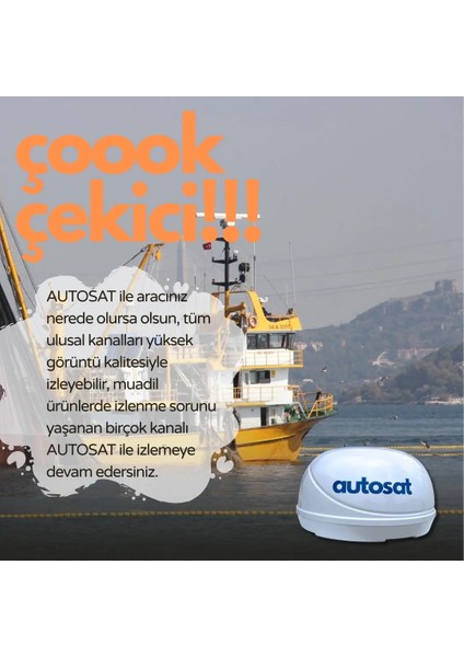 SMA30 Multi 3 Çıkışlı Marin ve Karavan Uyumlu Uydu Anteni fiyatları