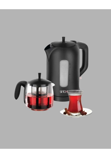Sinbo Stm 5840 Elektrikli Çay Makinesi 1800W Cam Demlik ve Sıcak Tutma Özellikli indirimleri