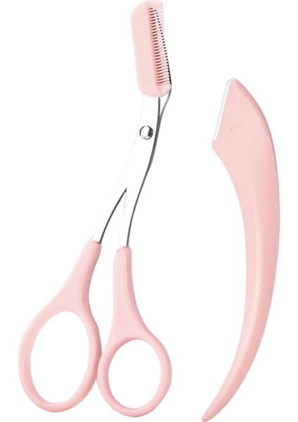 2'li Kaş Bakım Seti Taraklı Kaş Makası ve Kaş Usturası Kaş Şekillendirici - MCT1105-2492 indirimleri