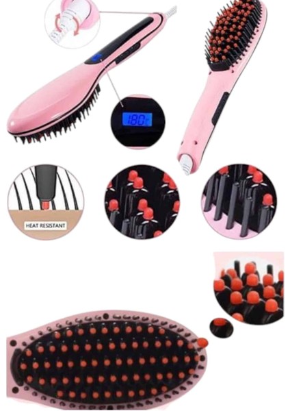 Fön Etkili Saç Düzleştirici Tarak Yıpranma Karşıtı Döner Kablo Isı Ayarlı - MCT7707-7982 indirimleri