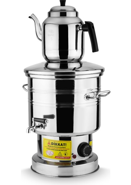 Zarif Iş Elektrikli Çay Makinesi 70 Bardaklık(Demlik Hediyeli)