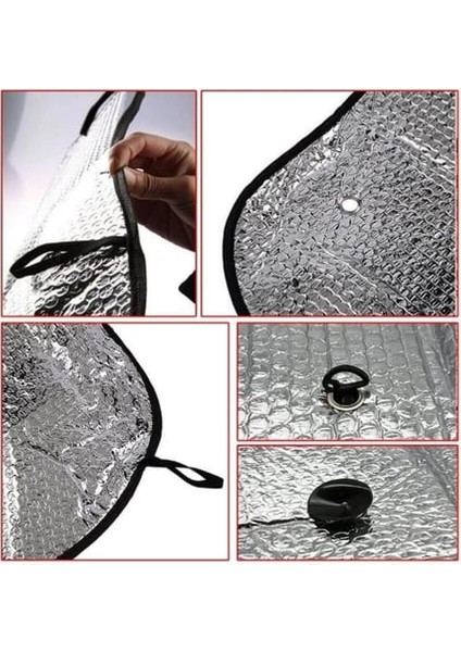 Katlanabilir Oto Ön Cam Güneşlik Isı Önleyici Araç Perdesi Toyota Corolla Fiat - M836B033-N66 modelleri