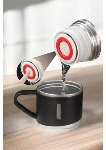 Paslanmaz Çelik 3’lü Termos Seti Vakumlu ve 8 Saat Isı Koruma - M200R025-K59200