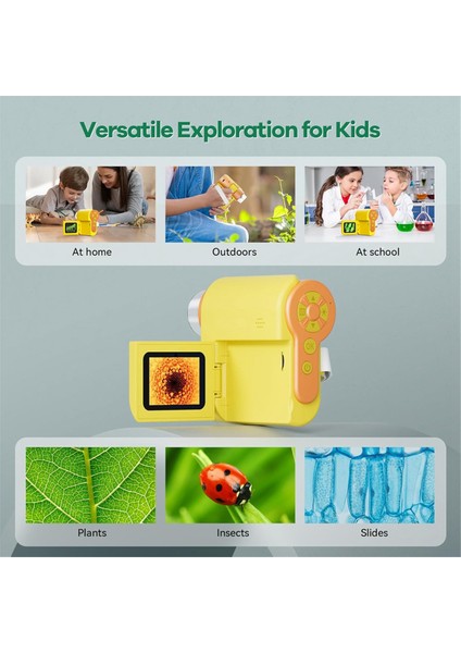 Çocuklar Için Mikroskop 1000X [3&#39;ü 1 Arada] 2inch 1080P El Tipi Dijital Mikroskop, Taşınabilir Cep Mikroskobu (Yurt Dışından) modelleri