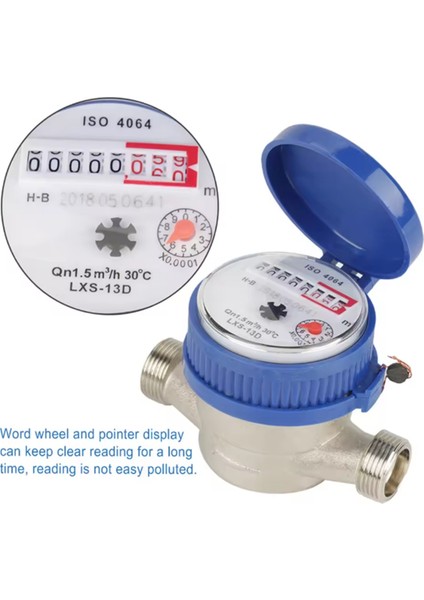 15MM 1/2 Inç Soğuk Su Ölçer Bağlantılarla 15MM Soğuk Su Ölçer Ev Suyun Ölçer Soğuk Su Ölçer (Yurt Dışından) modelleri