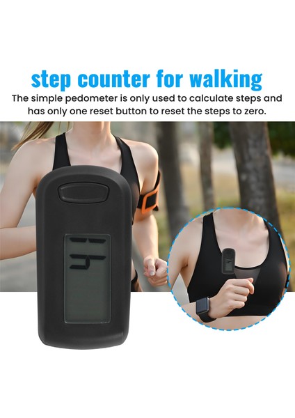 1pcs Pedometre 3D Adım Sayacı Yürüyüş Için, Izleme Adımları Portatif Spor Basit Pedometre Kordon, Basit Pedometre (Yurt Dışından) fırsatları