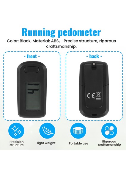 1pcs Pedometre 3D Adım Sayacı Yürüyüş Için, Izleme Adımları Portatif Spor Basit Pedometre Kordon, Basit Pedometre (Yurt Dışından) indirimleri