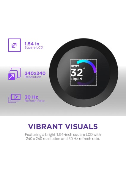 Kraken Plus 360 Aıo LCD 360MM Siyah Sıvı Işlemci Soğutucusu RL-KN360-B2 fırsatları