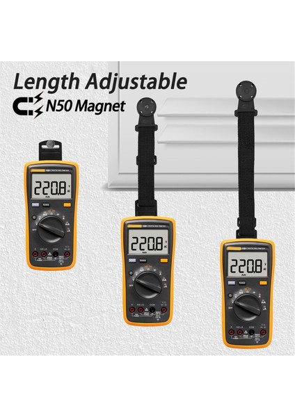 Fluke Dijital Multimetre Için Manyetik Asma Kayış Kiti, Fluke 50 Iı Için Asma Kit Parçaları, 70 Iıı, 80 Iv, 180 Serisi (Yurt Dışından) fiyatları