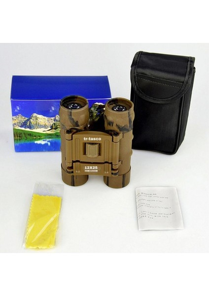 12X25 El Dürbünü 1000M/56M - Geniş Görüş Alanlı Kamuflaj