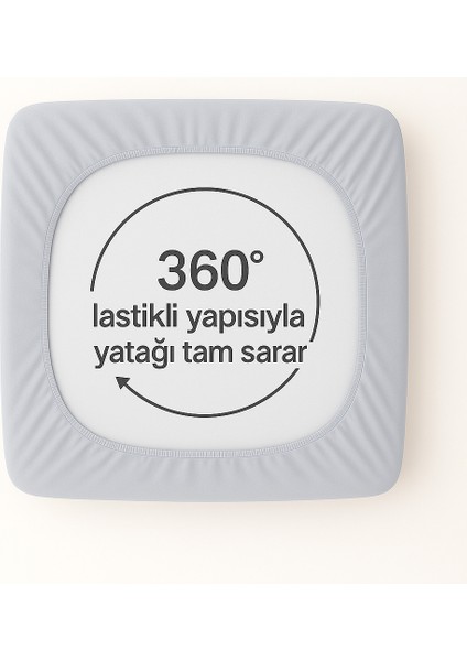 Penye %100 Pamuklu Lastikli Çarşaf | Tek/çift Kişilik Lastikli Çarşaf | Fitted Jersey modelleri