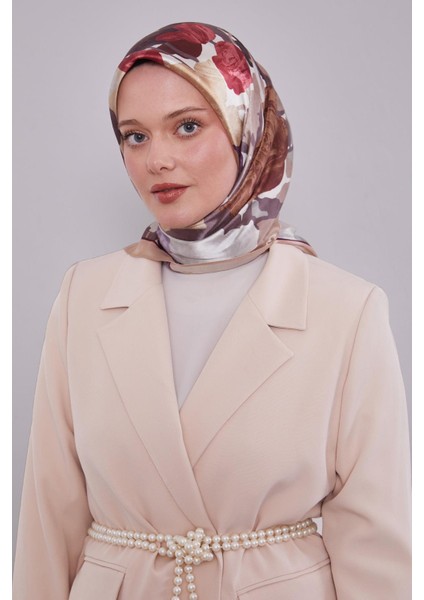 Gold Gül Desen Kristal Eşarp modelleri