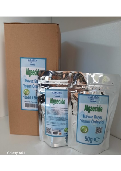 Marine Algaecide Havuz Suyu Yosun Önleyici Granül 500 gr 10 ADETX50GR ,