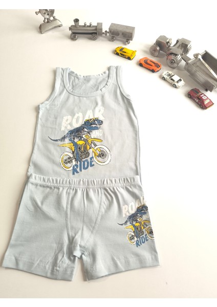 Erkek Çocuk Pamuklu Iç Çamaşırı 3'lü Takım Boxerlı