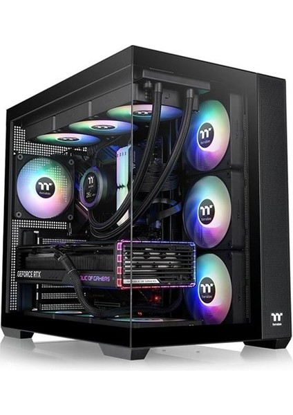 <![cdata[thermaltake 850W 80+ Gold Vıew 380 CA-3Z2-85M1WE-00 Argb Gamıng Mıd-Tower Pc Kasası]]>