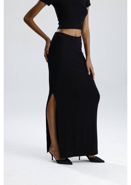 Dokuma Yırtmaçlı Etek indirimleri